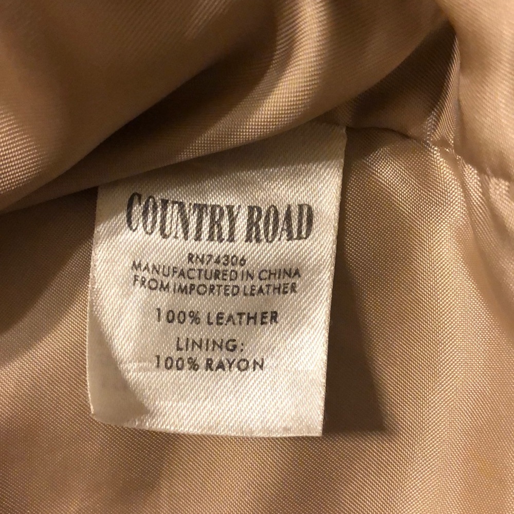 Country Road Leather Jacket - Picture 4 of 5